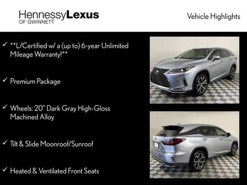 Used 2022 Lexus RX 350L Premium w/ Premium Package AWD/4WD image 12