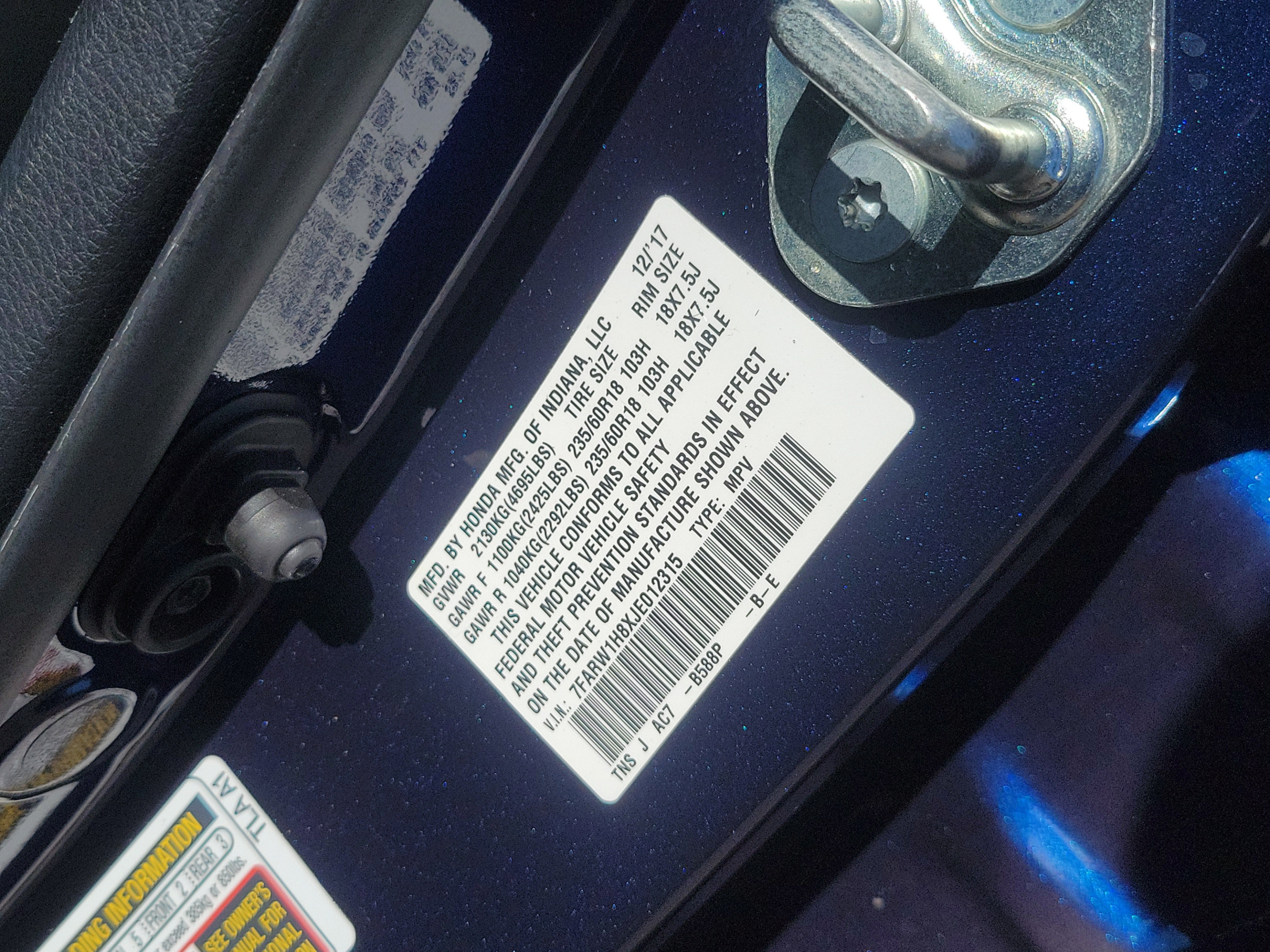 Certified 2018 Honda CR-V EX-L image 34