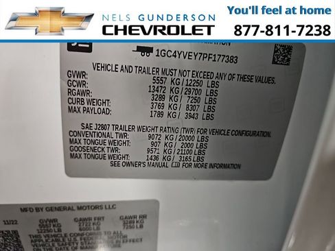Used 2023 Chevrolet Silverado 3500 High Country w/ Safety Package II image 37