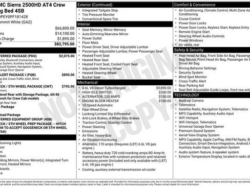 Used 2023 GMC Sierra 2500 AT4 w/ AT4 Preferred Package AWD/4WD image 1