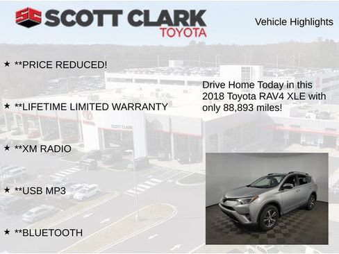Used 2018 Toyota RAV4 XLE w/ Plus Extra Value Package AWD/4WD image 12