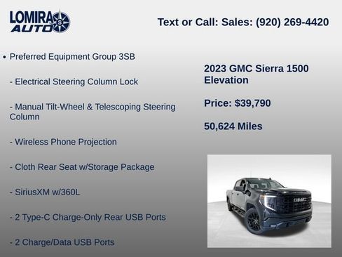 Used 2023 GMC Sierra 1500 Elevation w/ X31 Off-Road Package AWD/4WD image 21