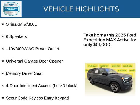 Certified 2025 Ford Expedition Max Active image 34