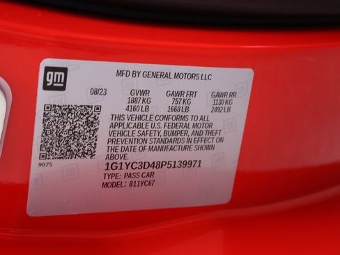 Used 2023 Chevrolet Corvette Stingray Premium Conv w/ Z51 Performance Package image 40