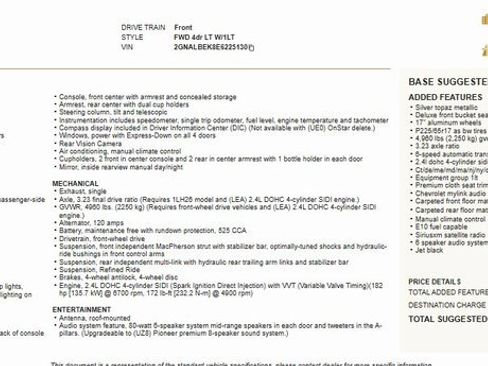 Used 2014 Chevrolet Equinox LT image 29