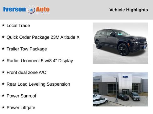 Used 2024 Jeep Grand Cherokee L Altitude AWD/4WD image 2