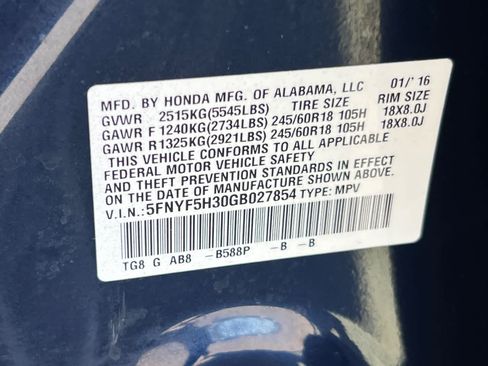 Used 2016 Honda Pilot EX image 35