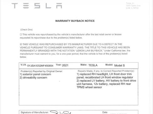 Used 2021 Tesla Model S Long Range AWD/4WD image 11