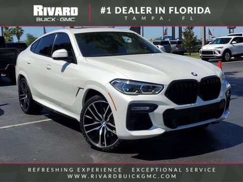Used 2021 BMW X6 M50i w/ Executive Package AWD/4WD image 1
