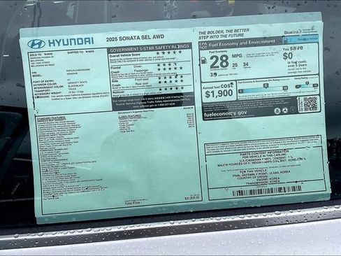 New 2025 Hyundai Sonata SEL image 20