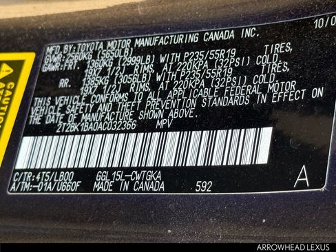 Used 2010 Lexus RX 350 AWD image 13