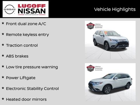 Used 2020 Mitsubishi Outlander SEL image 3