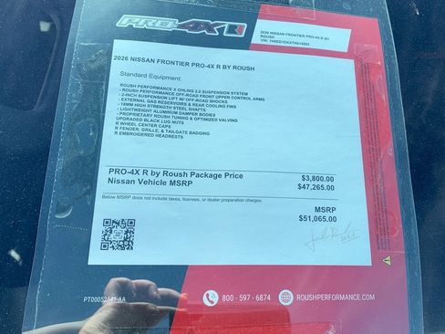 New 2026 Nissan Frontier PRO-4X image 26