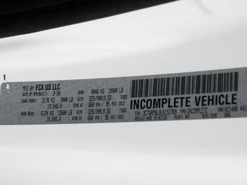 Used 2020 RAM 5500 Tradesman w/ Ambulance Prep Group image 44