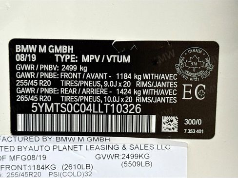 Used 2020 BMW X3 M image 29