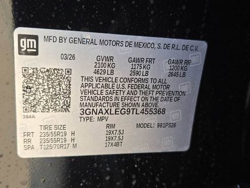 New 2026 Chevrolet Equinox RS w/ Convenience Package III FWD image 34