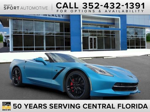 Certified 2019 Chevrolet Corvette Stingray Convertible Z51 2LT RWD image 1