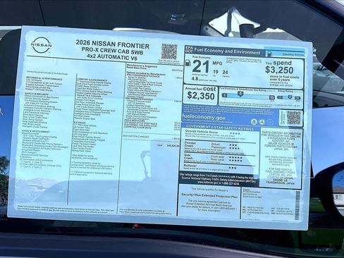 New 2026 Nissan Frontier Pro-X image 19