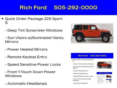 Used 2020 Jeep Wrangler Unlimited Sport S AWD/4WD image 13