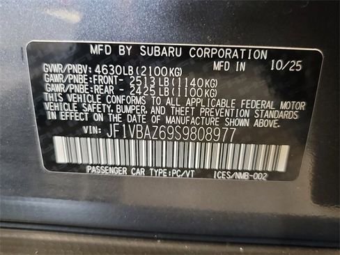 New 2025 Subaru WRX tS image 30