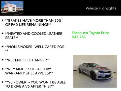 Used 2023 Chevrolet Camaro SS image 19