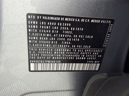 Used 2023 Volkswagen Taos SEL w/ Black Wheel Package image 34