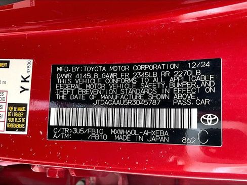Used 2024 Toyota Prius LE FWD image 43