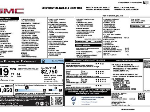 Used 2022 GMC Canyon AT4 image 4