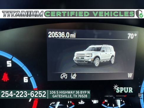 Used 2023 Ford Bronco Sport Big Bend w/ Convenience Package image 20