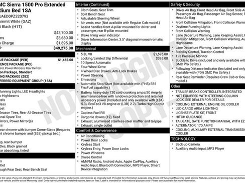 Certified 2023 GMC Sierra 1500 Pro w/ Pro Value Package image 37