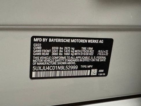 Used 2022 BMW X5 M50i w/ Premium Package image 39