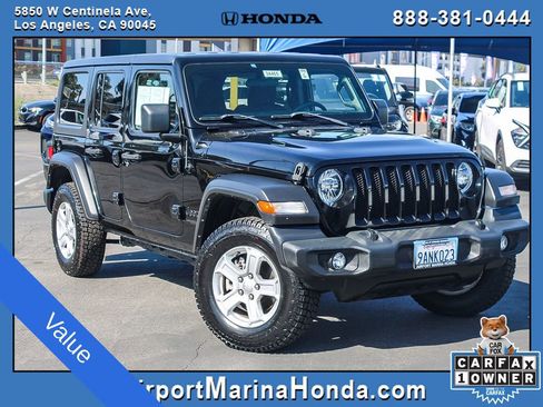 Used 2022 Jeep Wrangler Unlimited Sport image 1