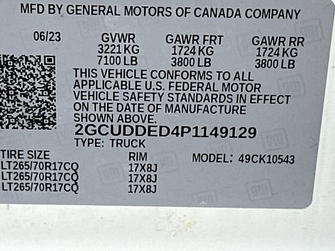 Used 2023 Chevrolet Silverado 1500 LT w/ Work Truck Package AWD/4WD image 33