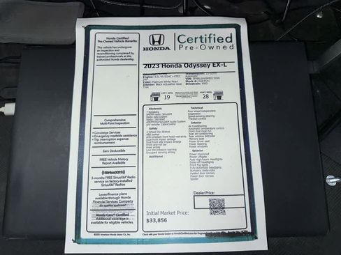 Used 2023 Honda Odyssey EX-L image 13