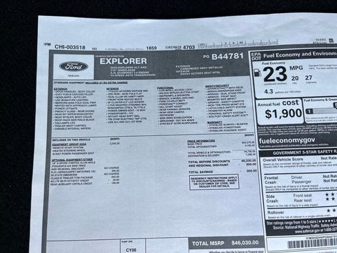 Used 2023 Ford Explorer XLT w/ Equipment Group 202A image 8