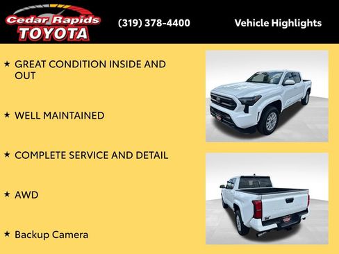 Certified 2024 Toyota Tacoma SR5 AWD/4WD image 9