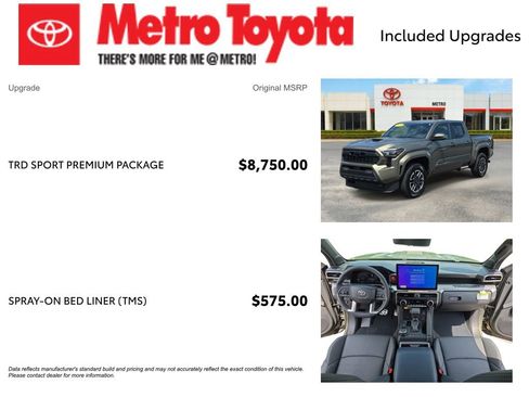 Used 2026 Toyota Tacoma TRD Sport w/ TRD Sport Premium Package AWD/4WD image 4