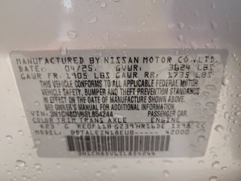 Used 2025 Nissan Versa S w/ Trunk Package image 33