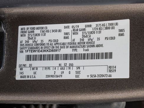 Used 2019 Ford F150 XLT w/ Equipment Group 302A Luxury image 31