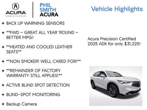 Used 2025 Acura ADX A-Spec image 5