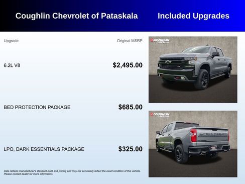 Used 2022 Chevrolet Silverado 1500 LT Trail Boss w/ Bed Protection Package AWD/4WD image 3