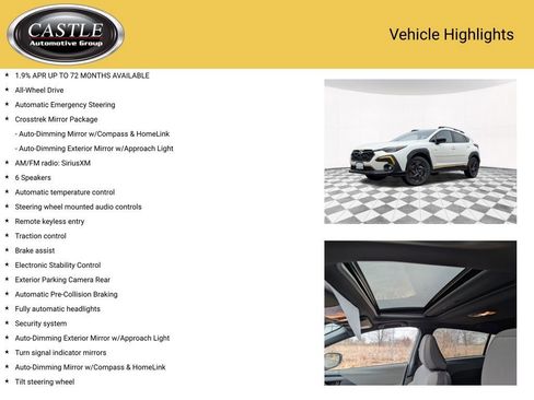 Used 2025 Subaru Crosstrek 2.5i Sport w/ Crosstrek Mirror Package AWD/4WD image 4