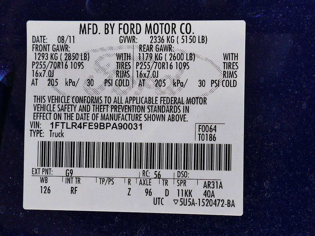 Used 2011 Ford Ranger XLT AWD/4WD image 48