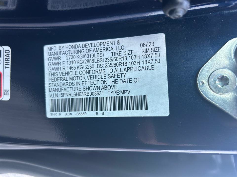 Certified 2024 Honda Odyssey EX-L image 39