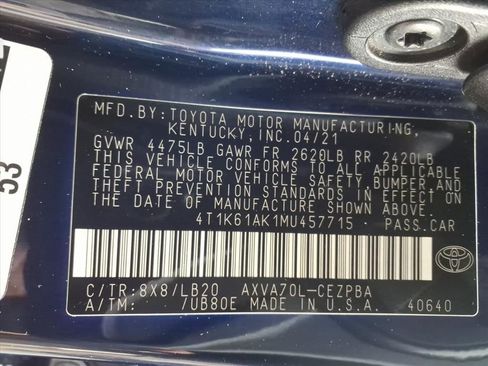 Used 2021 Toyota Camry XSE image 29