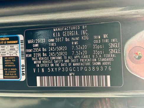 Used 2023 Kia Telluride EX X-Line AWD/4WD image 34