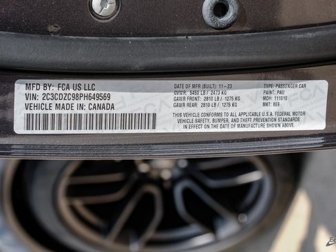 Used 2023 Dodge Challenger SRT Hellcat RWD image 92