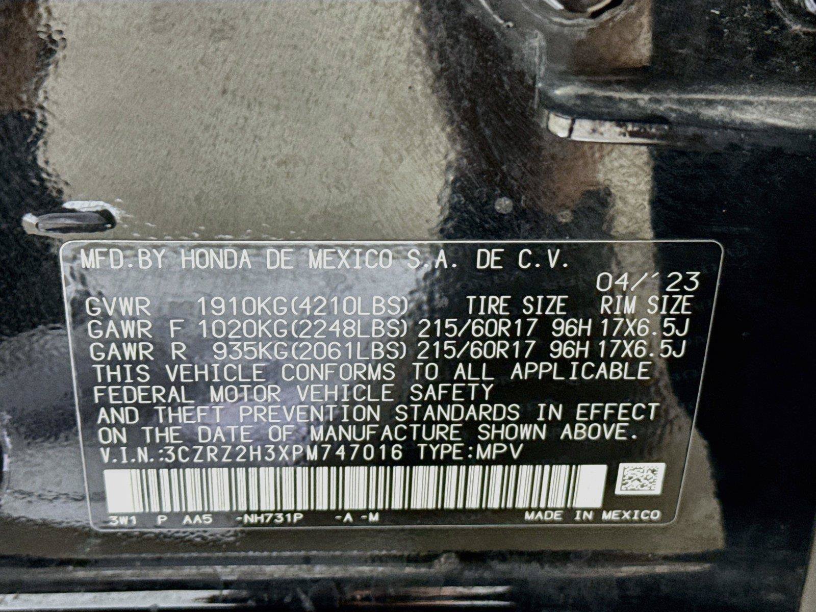 Used 2023 Honda HR-V LX image 21