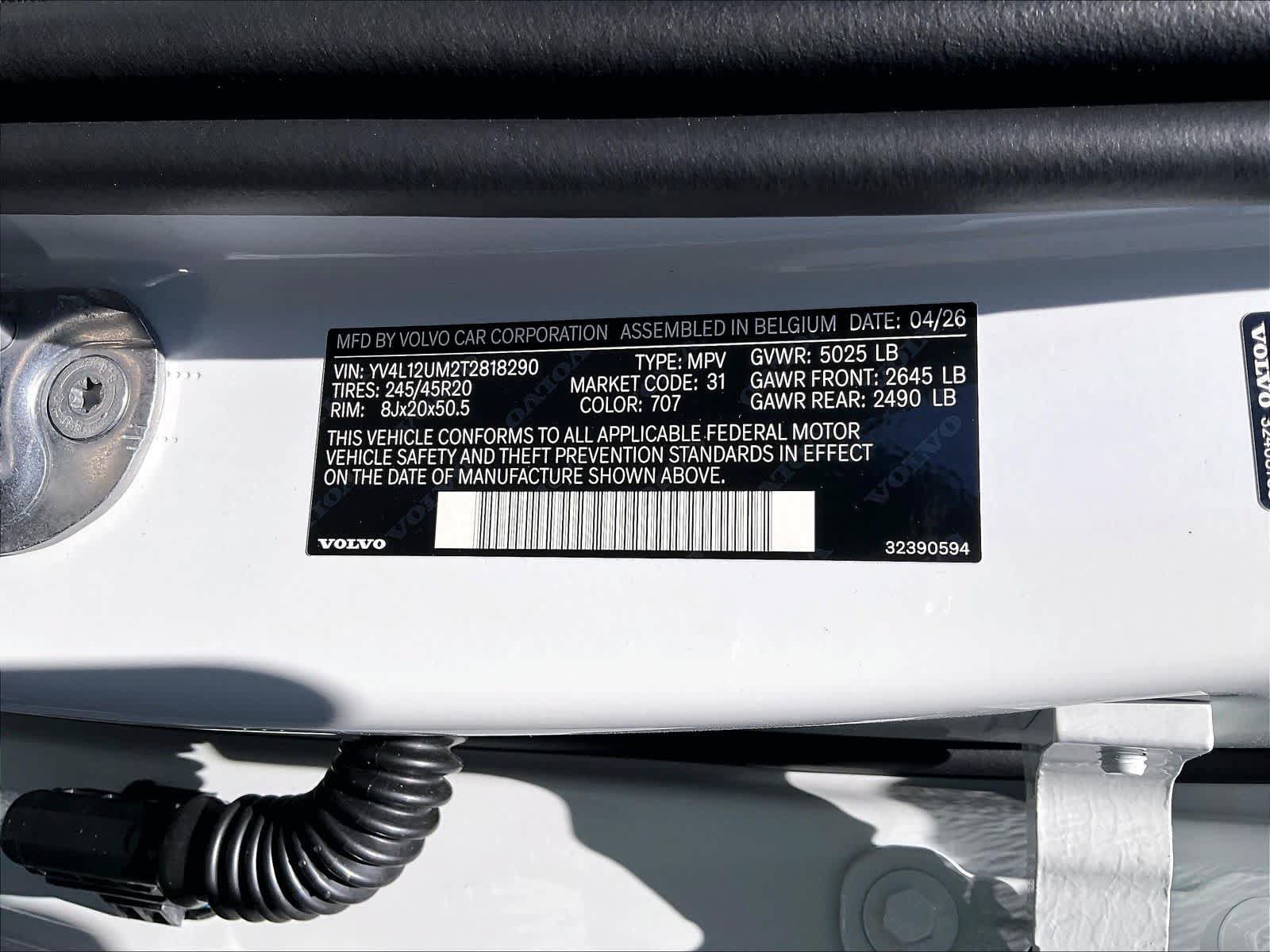 New 2026 Volvo XC40 B5 Ultra w/ Climate Package AWD/4WD image 36