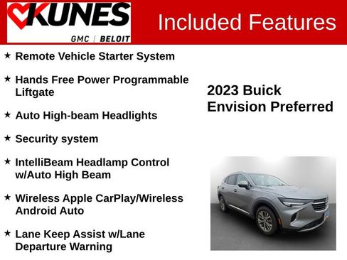 Used 2023 Buick Envision Preferred image 3